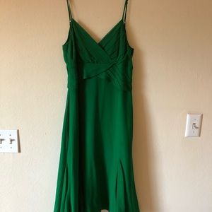button front tank dress